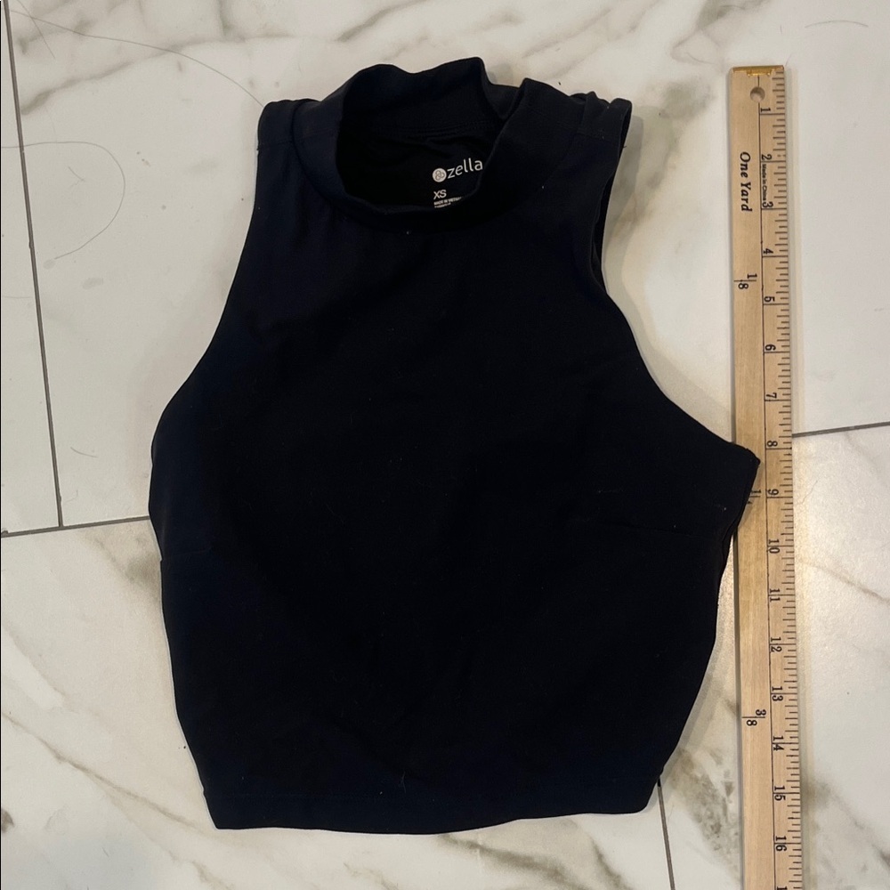 Zella Women's Black Crop Top